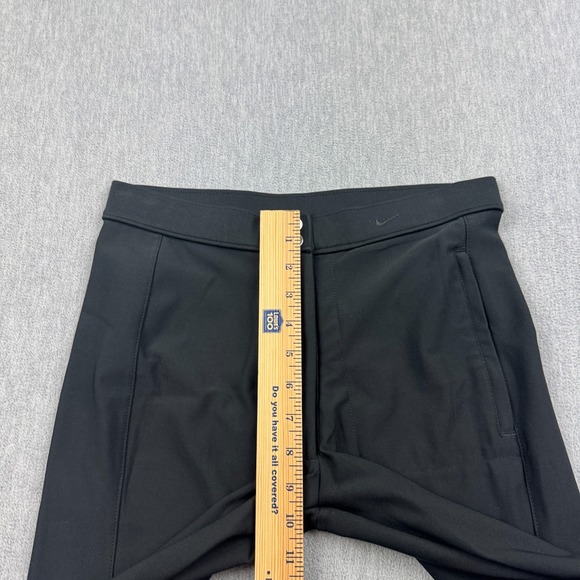 Nike Pants Womens Small 4-6 Black Stretch Dri-Fit Wide Leg Athletic Activewear - Picture 8 of 12